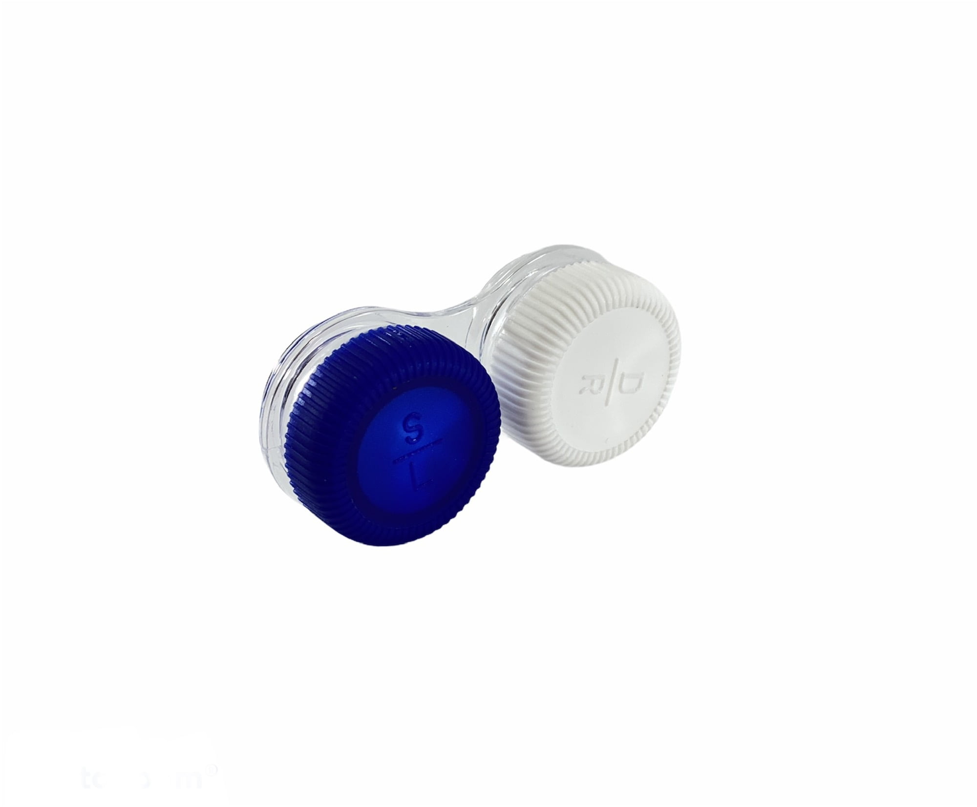 Estuche lente de contacto rosca bicolor