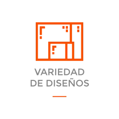 Variedad de diseños