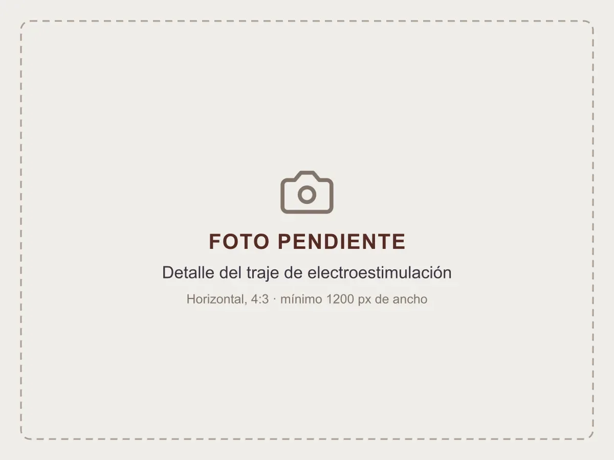 Electroestimulación mientras entrenás